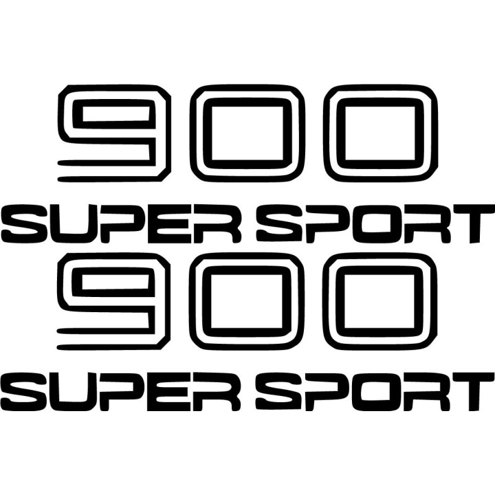 Ducati 900 Sport Supersport Stickers – Classic Motorcycle Decals (2-Pack)