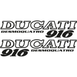 Ducati 916 Desmoquatro Die Cut Stickers Decals - DecalsHouse