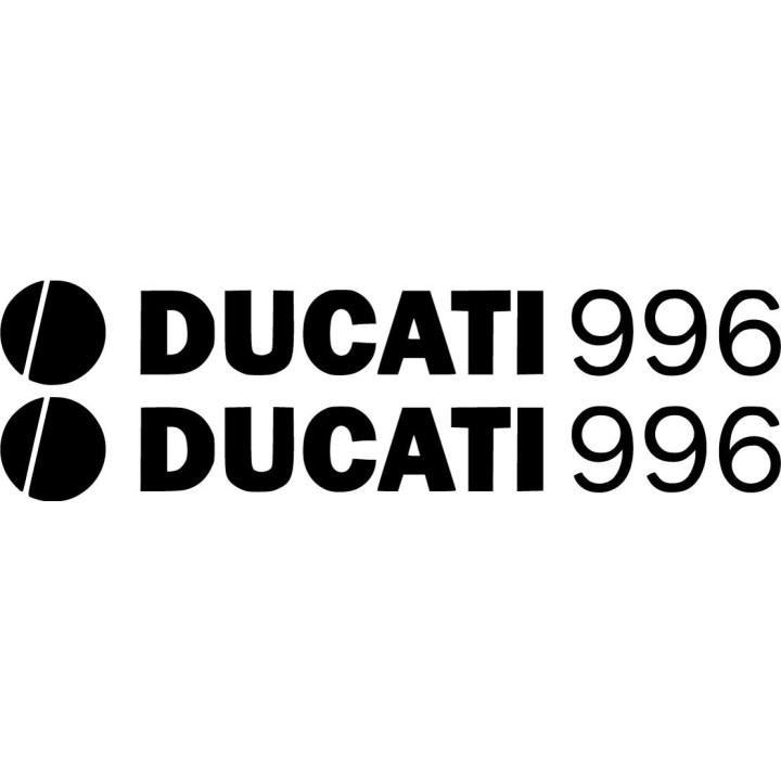 Ducati 996 Logo Die Cut Stickers Decals - DecalsHouse