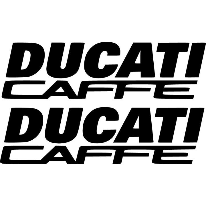 Ducati Coffe Die Cut Stickers Decals - DecalsHouse