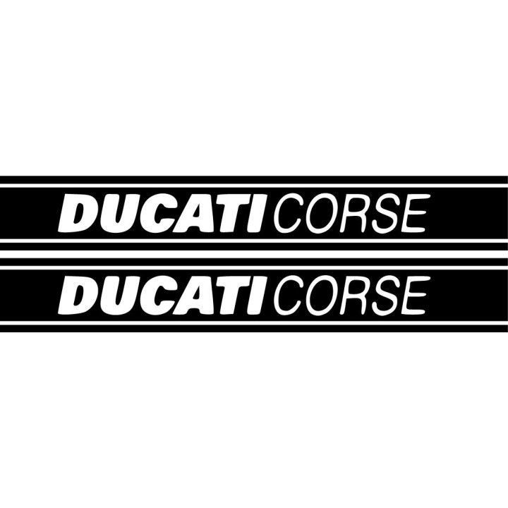 Ducati Corse Stripe Die Cut Stickers Decals - DecalsHouse