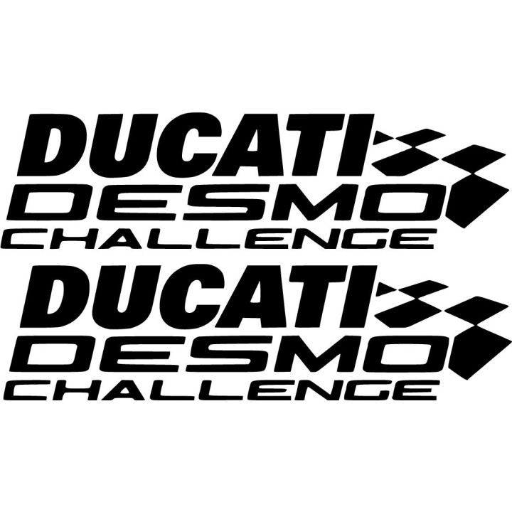 Ducati Desmo Challange Die Cut Stickers Decals - DecalsHouse