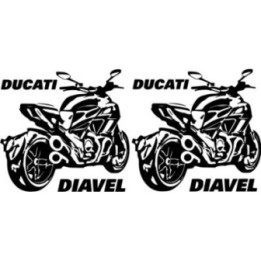 Ducati Diavel Bike Die Cut Stickers Decals - DecalsHouse