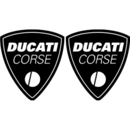 Ducati Logo Corse Die Cut Stickers Decals - DecalsHouse