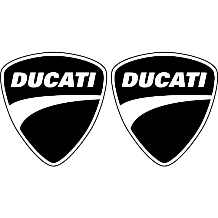 Ducati Logo Die Cut Style 2 Stickers Decals - DecalsHouse