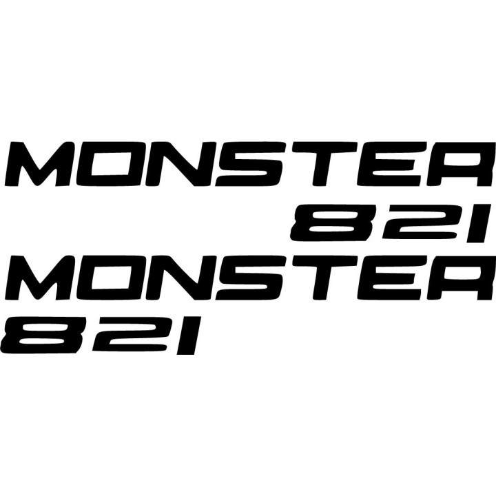 Ducati Monster 821 Die Cut Style 2 Stickers Decals - DecalsHouse