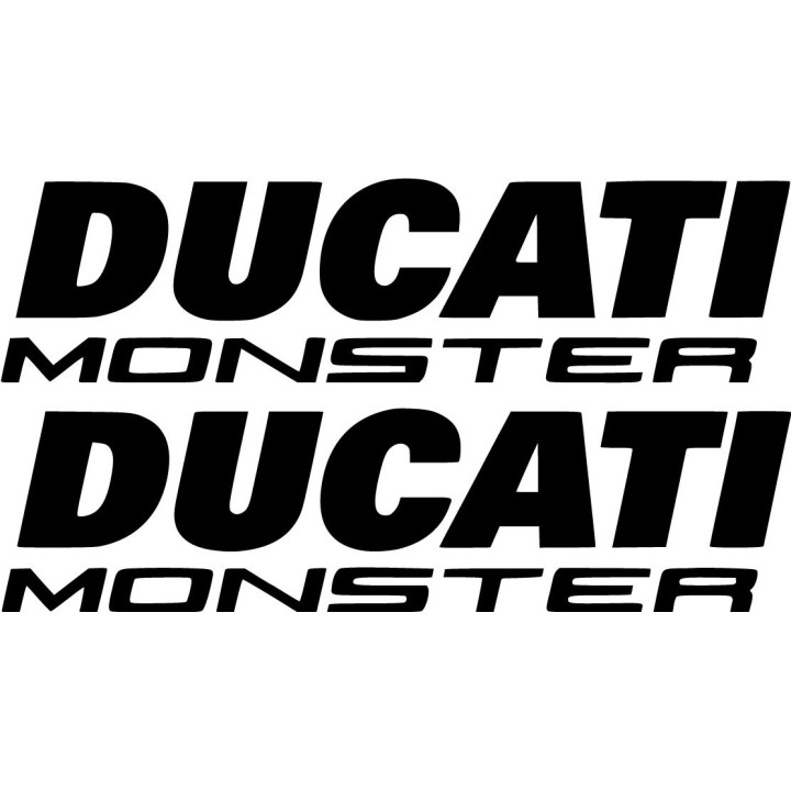 Ducati Monster Die Cut Stickers Decals - DecalsHouse