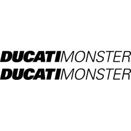 Ducati Monster Die Cut Style 2 Stickers Decals - DecalsHouse