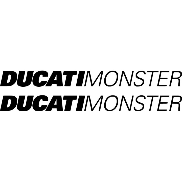 Ducati Monster Die Cut Style 2 Stickers Decals - DecalsHouse