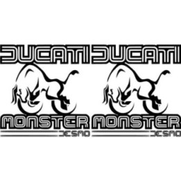 Ducati Monster Esmo Die Cut Stickers Decals - DecalsHouse