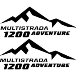 Ducati Multistrada 1200 Adventure Die Cut Stickers Decals - DecalsHouse