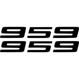 Ducati Panigale 959 Numbers Die Cut Stickers Decals - DecalsHouse