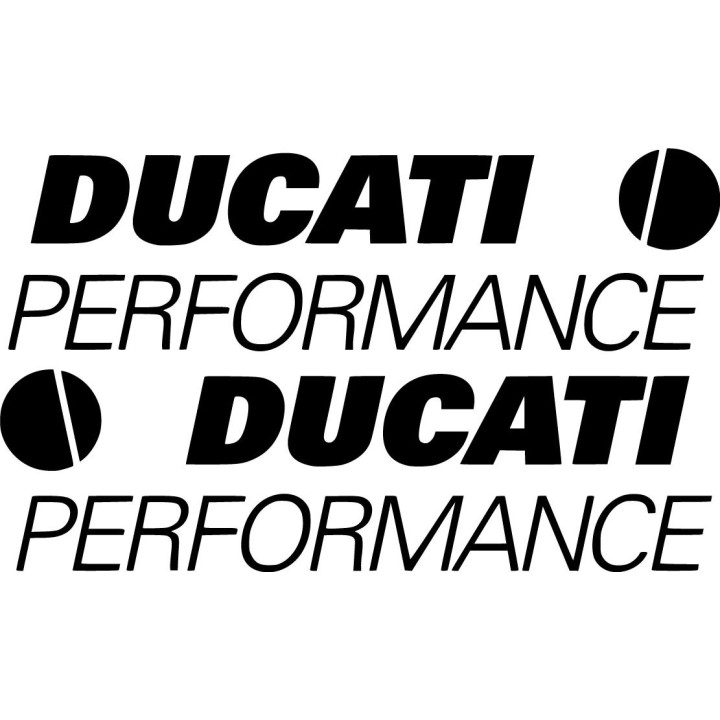 Ducati Performance Die Cut Style 2 Stickers Decals - DecalsHouse