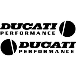 Ducati Performance Stickers – Panigale Monster Multistrada Decals (2-Pack)