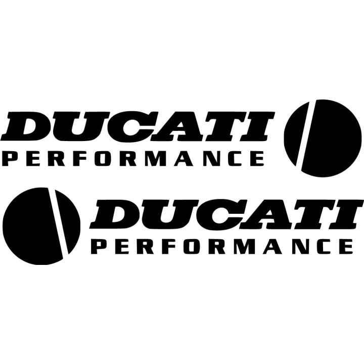 Ducati Performance Stickers – Panigale Monster Multistrada Decals (2-Pack)