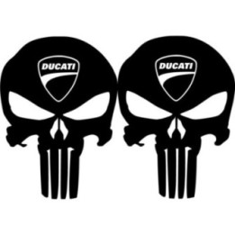 Ducati Punisher Die Cut Stickers Decals - DecalsHouse