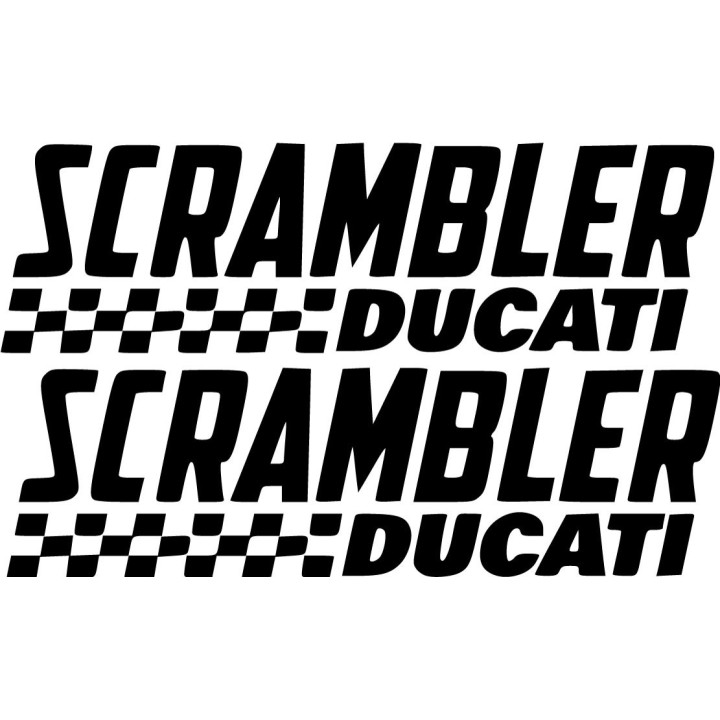 Ducati Scrambler Die Cut Style 2 Stickers Decals - DecalsHouse