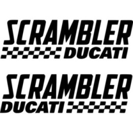 Ducati Scrambler Die Cut Style 4 Stickers Decals - DecalsHouse