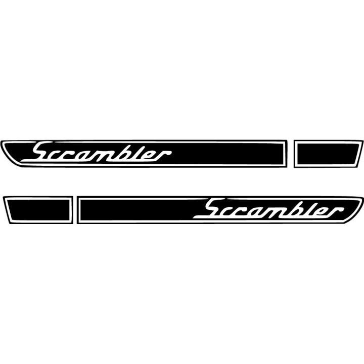 Ducati Scrambler Stripes Die Cut Stickers Decals - DecalsHouse