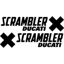Ducati Scrambler X Die Cut Stickers Decals - DecalsHouse