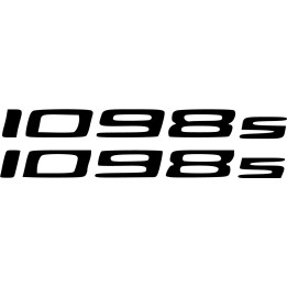 Ducati Superbike 1098s Die Cut Numbers Stickers Decals - DecalsHouse