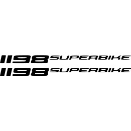 Ducati Superbike 1198 Die Cut Stickers Decals - DecalsHouse