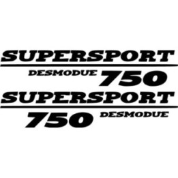 Ducati Supersport 750 Desmodue Die Cut Style 2 Stickers Decals - DecalsHouse