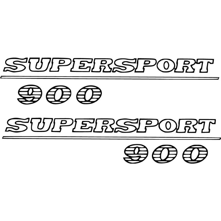 Ducati Supersport 900 Stickers – 900SS Classic Restoration Decals (2-Pack) | DecalsHouse