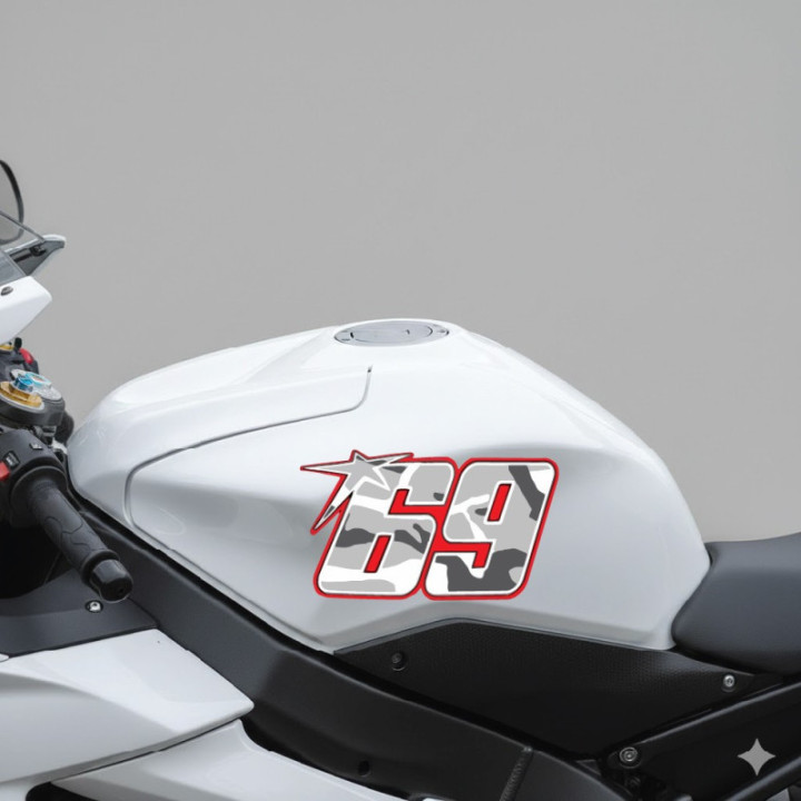 Ducati 848 Nicky Hayden 69 Stickers Decals - DecalsHouse