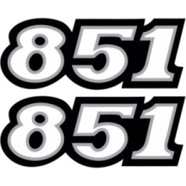 Ducati 851 SP3 Superbike Stickers – Homologation Decals (2-Pack)