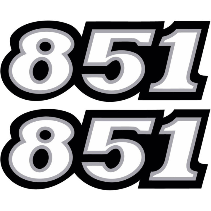 Ducati 851 SP3 Superbike Stickers – Homologation Decals (2-Pack)