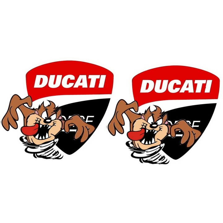 Ducati Corse Taz Style 2 Stickers Decals - DecalsHouse