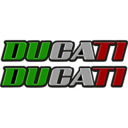 Ducati Lettering Stickers Decals - DecalsHouse