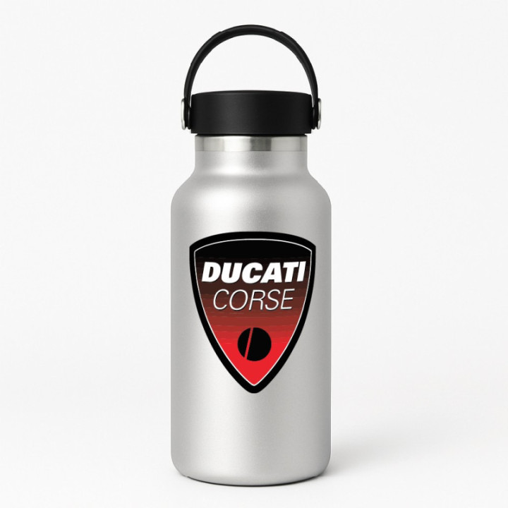 Ducati Logo Corse Badge Stickers Decals - DecalsHouse