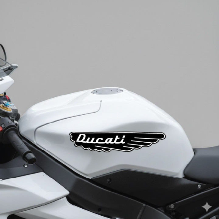 Ducati Logo Wings Stickers Decals - DecalsHouse