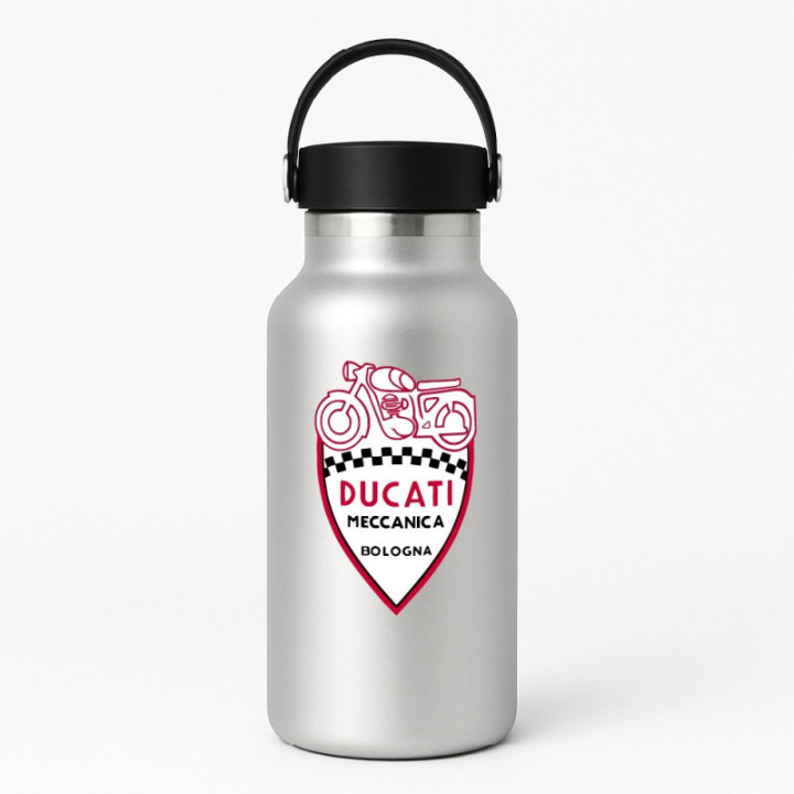 Ducati Meccanica Bologna Stickers – Classic Heritage Tank Decals (2-Pack)