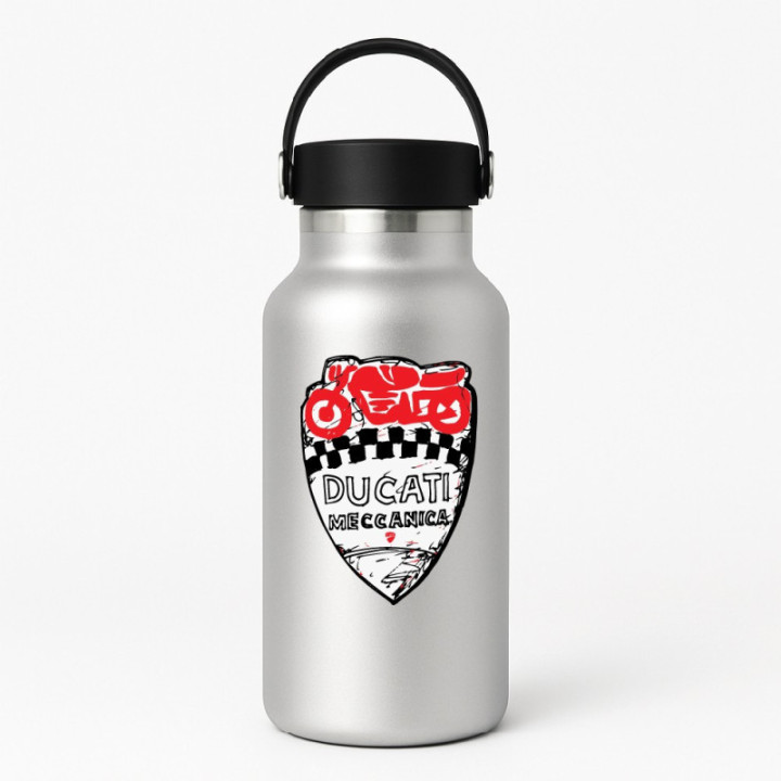 Ducati Meccanica Logo Scribble Stickers Decals - DecalsHouse