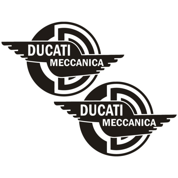 Ducati Meccanica Logo Stickers Decals - DecalsHouse