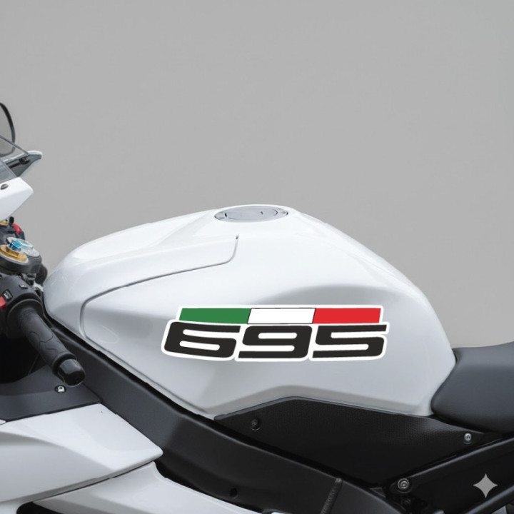 Ducati Monster 695 Style 3 Stickers Decals - DecalsHouse