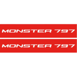Ducati Monster 797 Style 2 Stickers Decals - DecalsHouse