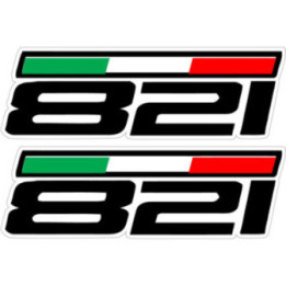 Ducati Monster 821 Stickers Style 2 – Naked Bike Decals (2-Pack)