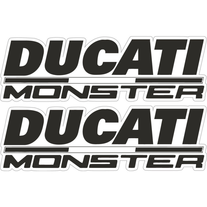 Ducati Monster With Italy Flag Stickers Decals - DecalsHouse