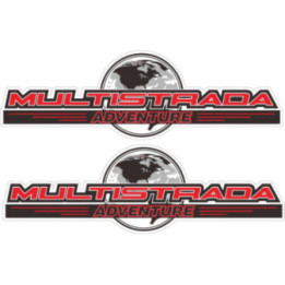 Ducati Multistrada Adventure World Stickers Decals - DecalsHouse