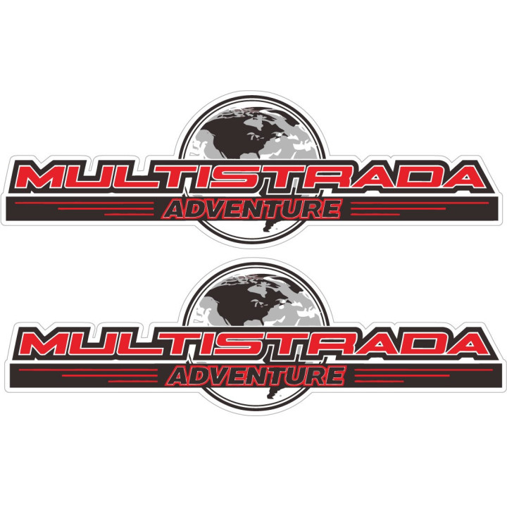 Ducati Multistrada Adventure World Stickers Decals - DecalsHouse