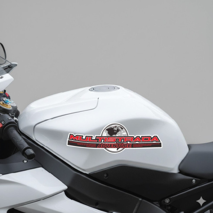 Ducati Multistrada Adventure World Stickers Decals - DecalsHouse
