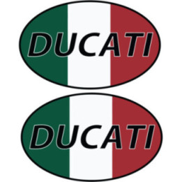 Ducati Oval Stickers Decals - DecalsHouse