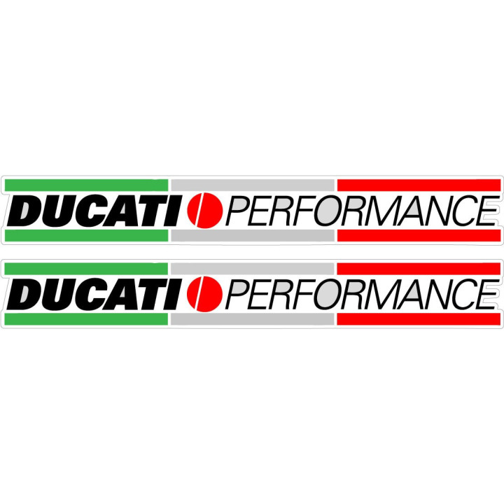 Ducati Performance Stickers – Panigale Monster Streetfighter Decals (2-Pack)