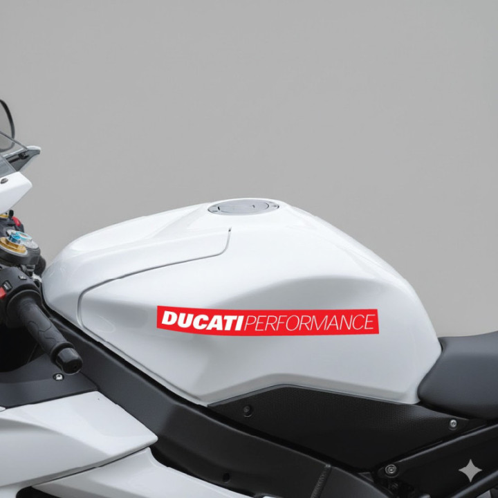 Ducati Performance Style 2 Stickers Decals - DecalsHouse