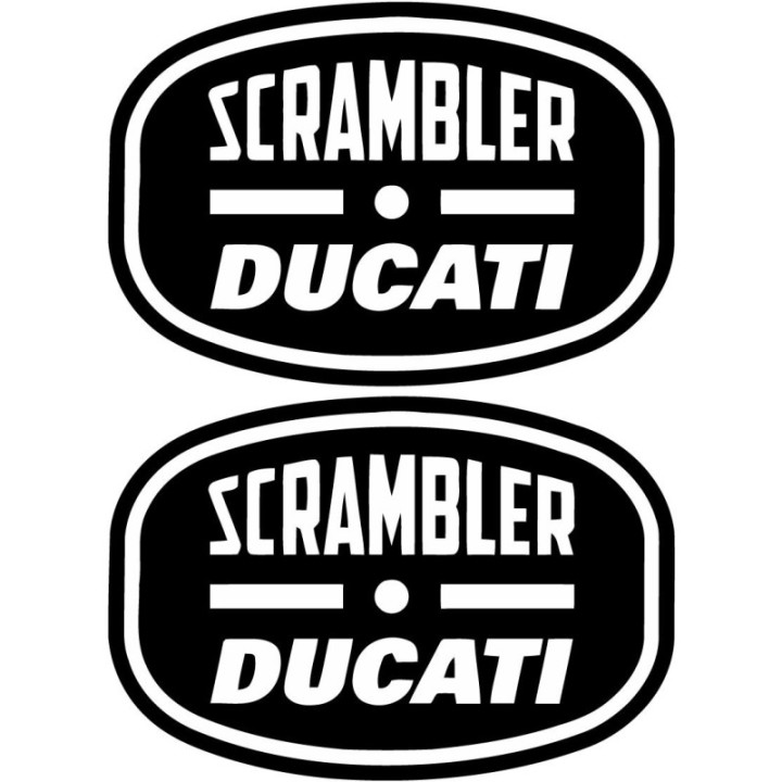 Ducati Scrambler Badge Stickers Decals - DecalsHouse