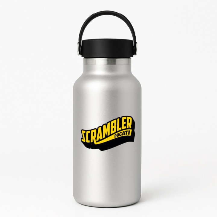 Ducati Scrambler Black And Yellow Style 2 Stickers Decals - DecalsHouse